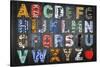 Big Alphabet-Design Turnpike-Stretched Canvas