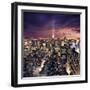 Big Apple after Sunset - New York Manhattan at Night-dellm60-Framed Photographic Print