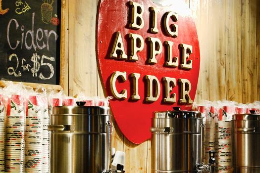 Big Apple Cider for Sale at the Christmas Market in Bryant Park,'  Photographic Print - Sabine Jacobs