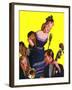 "Big Band and Songstress,"April 15, 1939-Emery Clarke-Framed Giclee Print