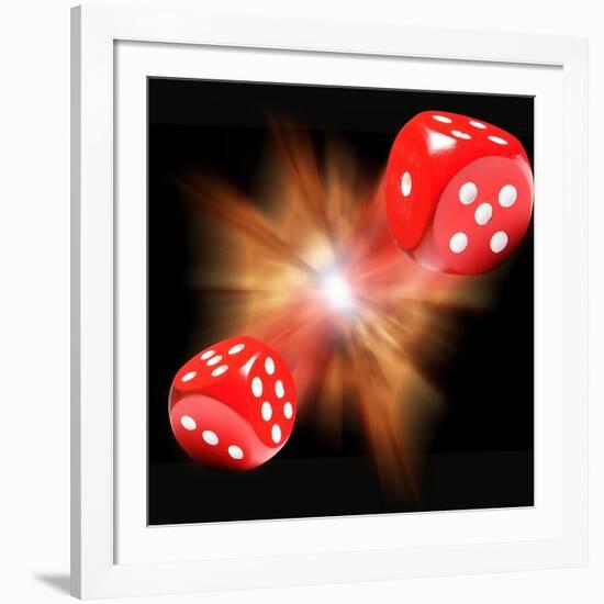 Big Bang Probability, Conceptual Image-Victor De Schwanberg-Framed Photographic Print