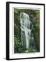 Big Basin, California - Berry Creek Falls Scene-Lantern Press-Framed Art Print