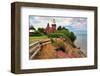 Big Bay Lighthouse Michigan-null-Framed Art Print