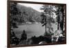 Big Bear Lake, CA View from San Bernardino Mnts Photograph - Big Bear Lake, CA-Lantern Press-Framed Art Print