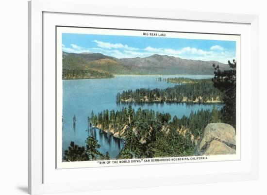 Big Bear Lake, California-null-Framed Premium Giclee Print