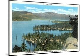 Big Bear Lake, California-null-Mounted Art Print