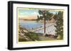 Big Bear Lake Dam, California-null-Framed Art Print