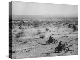 Big Bear Motorcycle Race-null-Stretched Canvas