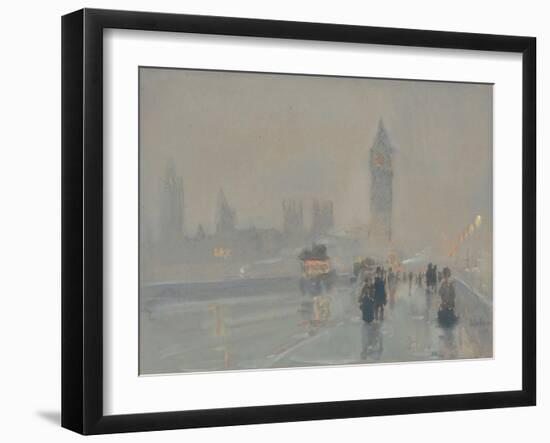 Big Ben, 1897 or 1907-Childe Hassam-Framed Giclee Print