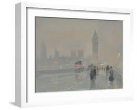 Big Ben, 1897 or 1907-Childe Hassam-Framed Giclee Print