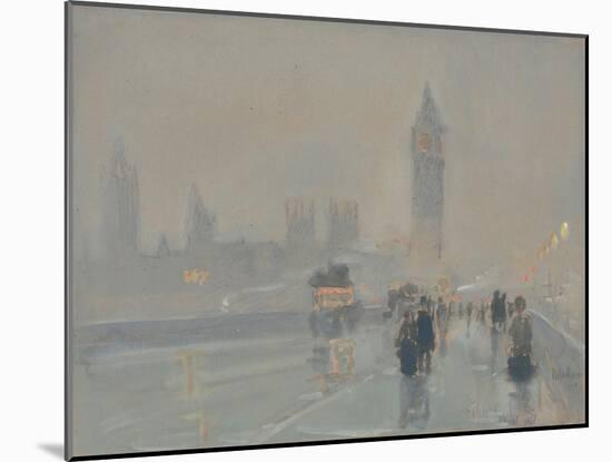 Big Ben, 1897 or 1907-Childe Hassam-Mounted Giclee Print