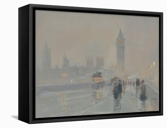 Big Ben, 1897 or 1907-Childe Hassam-Framed Stretched Canvas