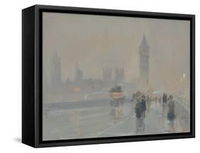 Big Ben, 1897 or 1907-Childe Hassam-Framed Stretched Canvas