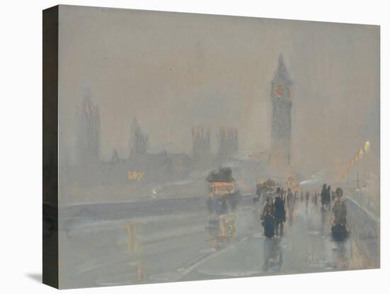 Big Ben, 1897 or 1907-Childe Hassam-Stretched Canvas