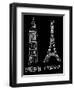 Big Ben and Eiffel Tower-Alisa Foytik-Framed Art Print