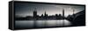 Big Ben and House of Parliament in London at Dusk Panorama.-Songquan Deng-Framed Stretched Canvas