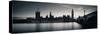 Big Ben and House of Parliament in London at Dusk Panorama.-Songquan Deng-Stretched Canvas