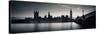 Big Ben and House of Parliament in London at Dusk Panorama.-Songquan Deng-Stretched Canvas