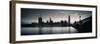 Big Ben and House of Parliament in London at Dusk Panorama.-Songquan Deng-Framed Photographic Print