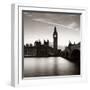 Big Ben and House of Parliament in London at Dusk Panorama.-Songquan Deng-Framed Photographic Print