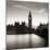 Big Ben and House of Parliament in London at Dusk Panorama.-Songquan Deng-Mounted Photographic Print