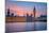 Big Ben and Houses of Parliament at Dusk, London, UK-sborisov-Mounted Photographic Print