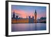 Big Ben and Houses of Parliament at Dusk, London, UK-sborisov-Framed Photographic Print