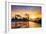 Big Ben and Houses of Parliament at Dusk, London, Uk-Beatrice Preve-Framed Photographic Print