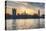 Big Ben and Houses of Parliament during Winter Sunset.-Veneratio-Stretched Canvas