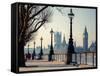 Big Ben and Houses of Parliament in London, UK-sborisov-Framed Stretched Canvas