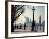 Big Ben and Houses of Parliament in London, UK-sborisov-Framed Photographic Print