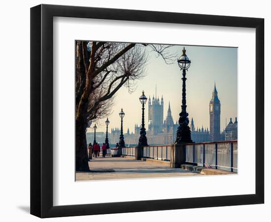 Big Ben and Houses of Parliament in London, UK-sborisov-Framed Photographic Print