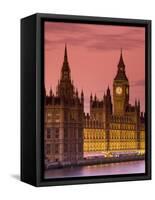 Big Ben and Houses of Parliament, London, England-Doug Pearson-Framed Stretched Canvas