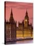 Big Ben and Houses of Parliament, London, England-Doug Pearson-Stretched Canvas