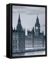 Big Ben and Houses of Parliament, London, England-Doug Pearson-Framed Stretched Canvas