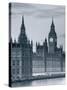 Big Ben and Houses of Parliament, London, England-Doug Pearson-Stretched Canvas