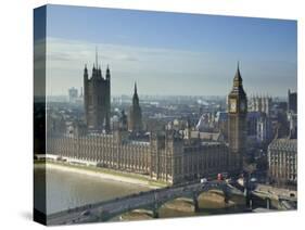 Big Ben and Houses of Parliament, London, England-Jon Arnold-Stretched Canvas