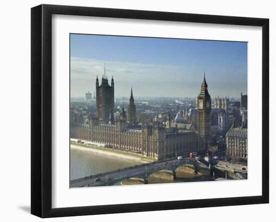 Big Ben and Houses of Parliament, London, England-Jon Arnold-Framed Premium Photographic Print