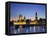 Big Ben and Houses of Parliament, London, England-Jon Arnold-Framed Stretched Canvas