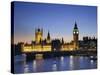 Big Ben and Houses of Parliament, London, England-Jon Arnold-Stretched Canvas