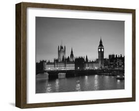 Big Ben and Houses of Parliament, London, England-Jon Arnold-Framed Photographic Print