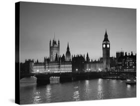 Big Ben and Houses of Parliament, London, England-Jon Arnold-Stretched Canvas