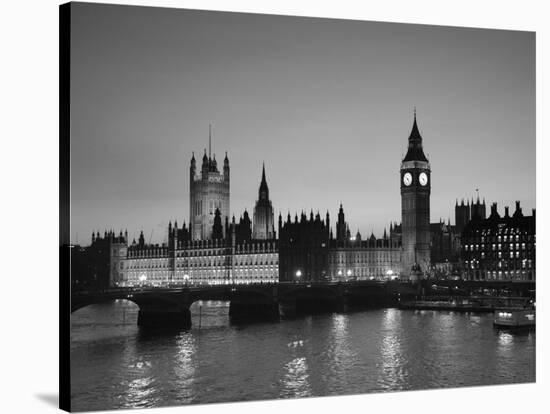 Big Ben and Houses of Parliament, London, England-Jon Arnold-Stretched Canvas