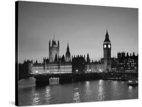 Big Ben and Houses of Parliament, London, England-Jon Arnold-Stretched Canvas