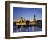 Big Ben and Houses of Parliament, London, England-Jon Arnold-Framed Premium Photographic Print