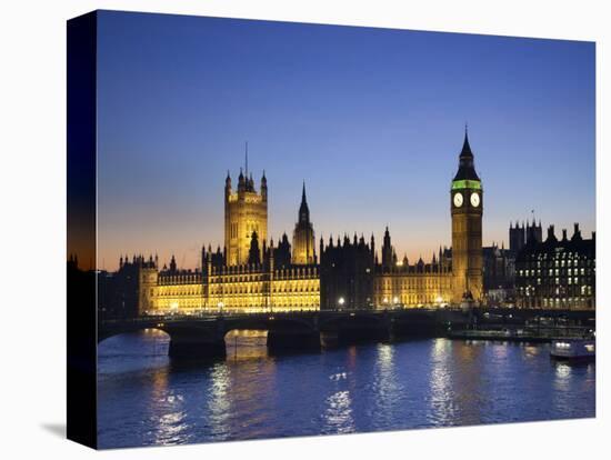 Big Ben and Houses of Parliament, London, England-Jon Arnold-Stretched Canvas