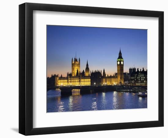 Big Ben and Houses of Parliament, London, England-Jon Arnold-Framed Photographic Print