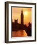 Big Ben and Houses of Parliament, Unesco World Heritage Site, London, England-Kathy Collins-Framed Photographic Print