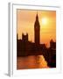 Big Ben and Houses of Parliament, Unesco World Heritage Site, London, England-Kathy Collins-Framed Photographic Print
