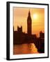 Big Ben and Houses of Parliament, Unesco World Heritage Site, London, England-Kathy Collins-Framed Photographic Print